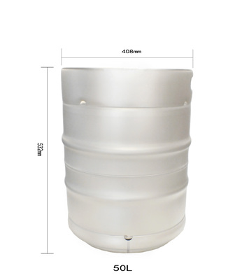 德标304不锈钢扎啤桶50L