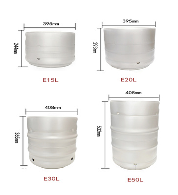欧标304不锈钢扎啤桶10L15L20L30L50L